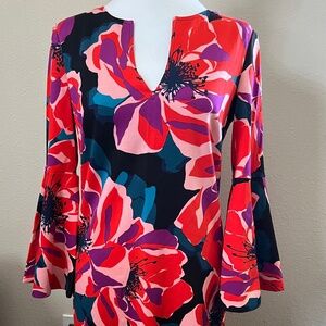 Trina Turk Mini Long Sleeve Dress